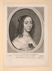 Louise Henrietta, prinsesse af Orange Nassau, fra Ni portrætter