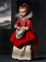 Portræt af kunstnerens datter Magdalena de Vos, 1927