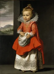 Portræt af kunstnerens datter, Magdalena de Vos, ca. 1623-24 (olie på lærred)