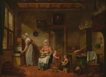 Køkkeninteriør, 1820