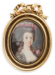 Portræt af Sophia Magdalena af Danmark 1746-1813, dronning af Sverige.