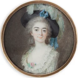 Portræt af balletdanseren Giovanna Bassi 1762-1834, ca. 1780.