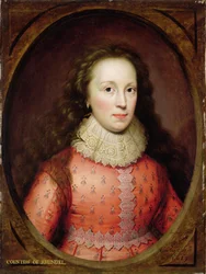 Portræt af en kvinde, traditionelt identificeret som grevinden af Arundel, 1619