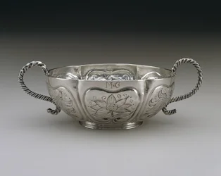 Brandyvinskål, 1696-1731 (sølv)