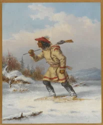 Efter elgen, ca. 1860