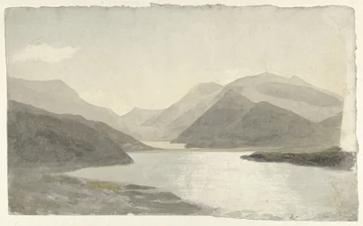 Sollys over en sø nær Snowdon, Llanberis, North Wales Sollys på en sø ved Snowdon, Llanberis, North Wales