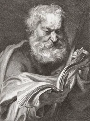 Apostlen Thomas, tvivlende Thomas, portræt.