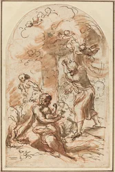 Undersøgelse af "Madonna Della Scodella" [Recto]