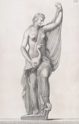 Statue af Leda og Svanen, 1734