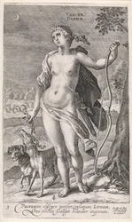Aften Vesper Dianæ (titel på objekt) De fire gange på dagen (serietitel)