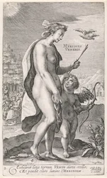 Eftermiddag Meridies Veneris (titel på objekt) De fire gange på dagen (serietitel)