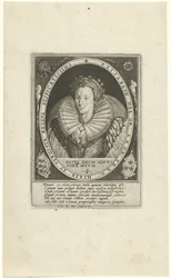Portræt af Elizabeth I Tudor Royal English (serietitel)