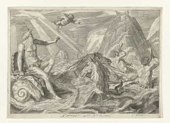 Neptunus mødt af tritoner Metamorfosen van Ovidius (serietitel)