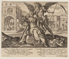 Felicitas et Opulentie Typus, fra Tid med dyder og laster