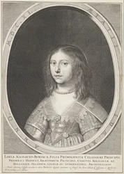 Portræt af Louise Henriëtte, prinsesse af Orange, i en alder af 12
