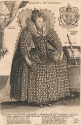 Elizabeth, dronning af England, ca. 1603 (gravering)