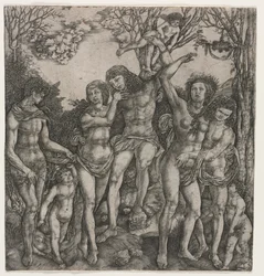 Allegori om kødelig kærlighed, ca. 1530.