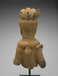 Hoved og torso af en kvindelig figur, Jos Plateau-regionen, Nigeria, 500 BC-AD 200 (lertøj)