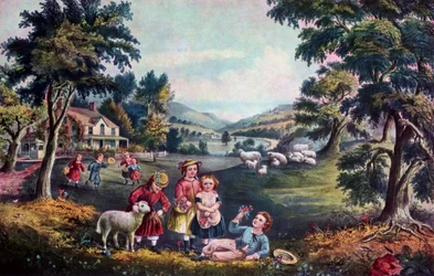 Glædens sæson, barndom, 1868.