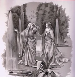 Juliet. Nej nej! Men alt dette vidste jeg. , illustration fra Romeo og Julie,