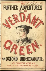 Forsideillustration til The Further Adventures of Mr Verdant Green An Oxford Undergraduate