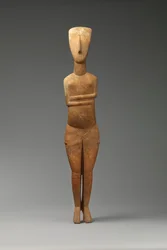 Kvindefigur, 2600-2400 f.Kr. (marmor)