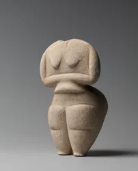 Endelig neolitisk kvindefigur, 4500–4000 f.Kr. (marmor)
