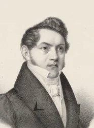 Portræt af Carl Gottlieb Reissiger 1798-1859, ca. 1830.