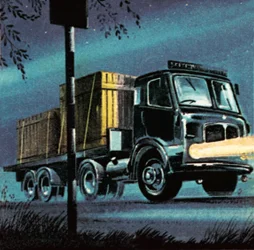 Lastbil tilhørende det statsejede British Road Services