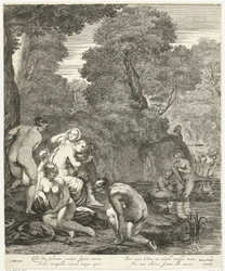 Diana og hendes nymfer opdaget af Actaeon