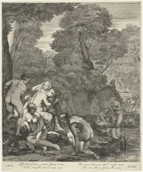 Diana og hendes nymfer opdaget af Actaeon