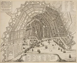 Grundplan af Amsterdam