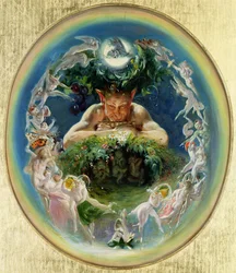 Faun og feerne, ca. 1834