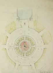 Potomac Round Point, Washington D.C., Planskitse, 1909.