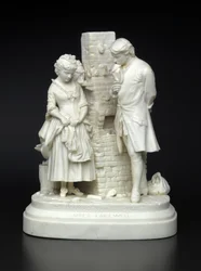 Joes Farewell, designet 1872-73 (uglaseret porcelæn)