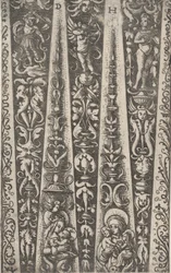 Design til kanalerne i riflet rustning, ca. 1515.