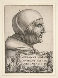 Portræt af Adrien VI (Hadrian VI, pave 1522-1523)
