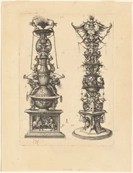 To lysekrone designs
