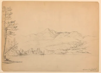 Tegning, Chocorua Mountain fra Cara