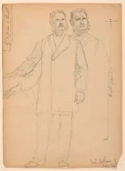 Tegning, præsident Chester A. Arth, 1850