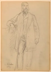 Tegning, præsident Chester A. Arth, 1884
