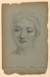 Tegning, studie til "Guldsmeden", 5. juni 1883