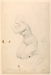 Figurstudie for "Syges fællesskab"