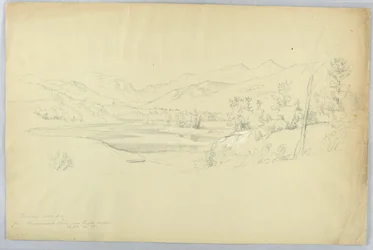 Franconia Notch fra Pemigewasset-floden nær Grafton House