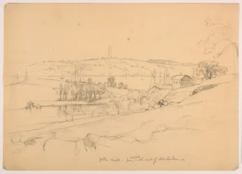 Groton Heights fra Hill nordøst for New London