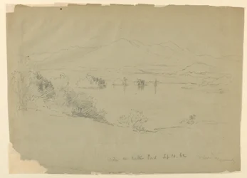 Landskabsskitse, Walker Pond, New Hampshire