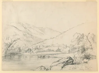 Mount Washington fra Ellis River, ser mod nord