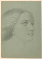 Studie for A Magdalen, F