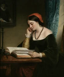 The Fair Student, 1858