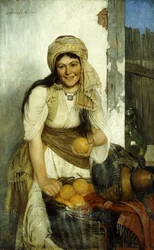 Den orange sælger, 1888